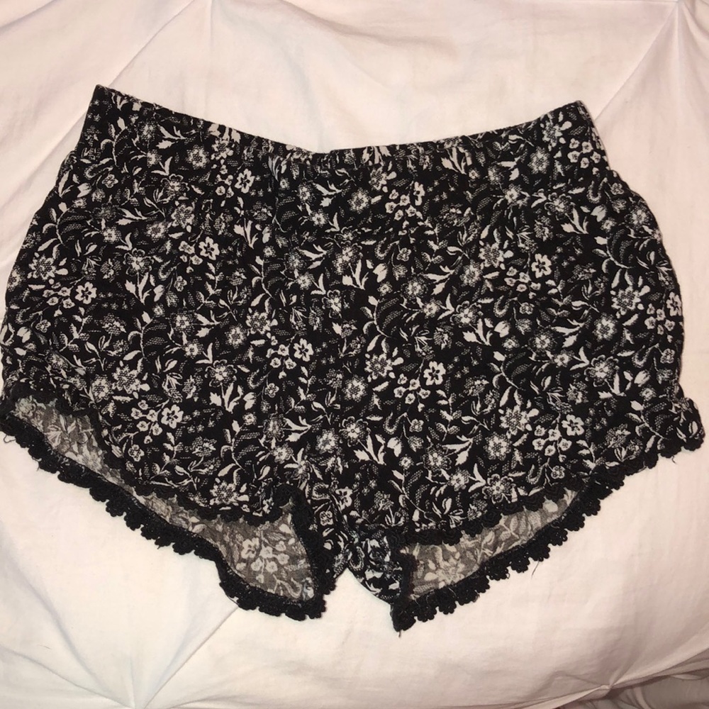 Tilley’s floral stretchy shorts